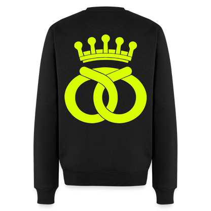 Unisex Premium Pullover "Bäcker" neongelb Schwarz Männer Premium Pullover