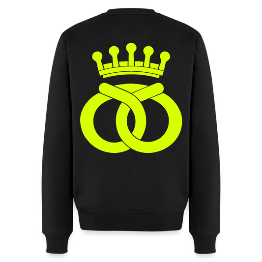 Unisex Premium Pullover "Bäcker" neongelb Schwarz Männer Premium Pullover