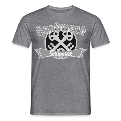 Unisex T-Shirt "Schlosser" Graphit meliert Männer T-Shirt
