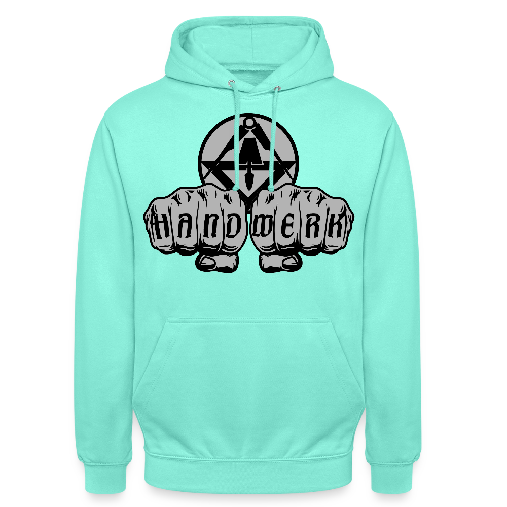 Unisex Hoodie "Stuckateur" Mint Unisex Hoodie