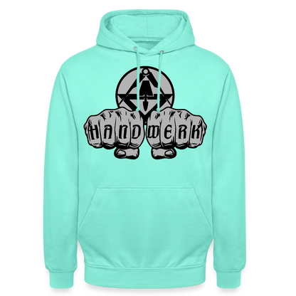 Unisex Hoodie "Stuckateur" Mint Unisex Hoodie
