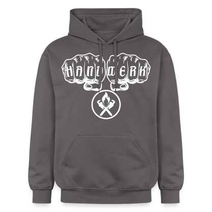 Gildan Unisex Softstyle® "Heizungsbauer" Dunkelgrau Gildan Unisex Softstyle® Midweight Hoodie