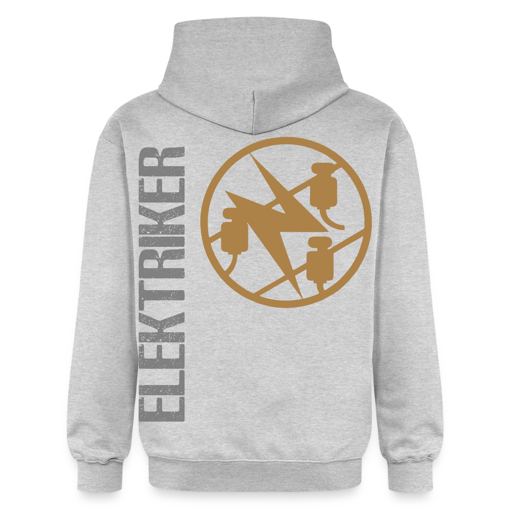 Gildan Unisex Softstyle® "Elektriker" Hellgrau meliert Gildan Unisex Softstyle® Midweight Hoodie