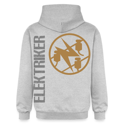 Gildan Unisex Softstyle® "Elektriker" Hellgrau meliert Gildan Unisex Softstyle® Midweight Hoodie