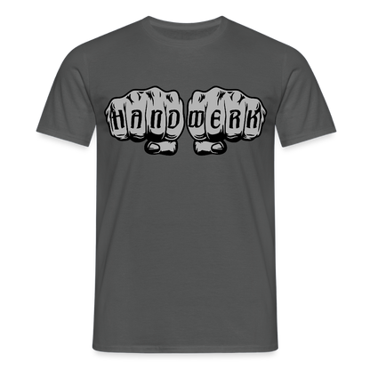 Unisex T-Shirt "Power-Handwerk" Anthrazit Männer T-Shirt