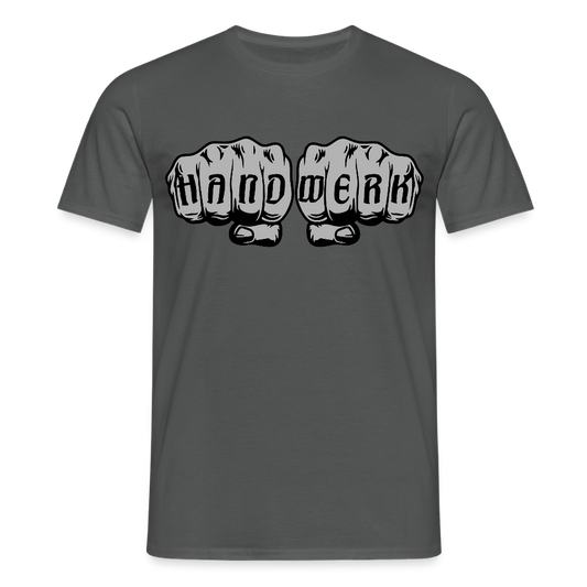 Unisex T-Shirt "Power-Handwerk" Anthrazit Männer T-Shirt