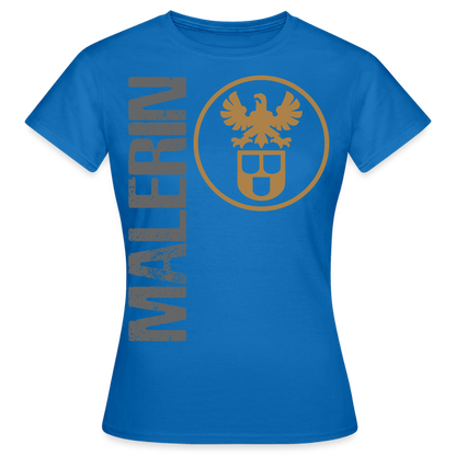 Frauen T-Shirt "Malerin" Royalblau Frauen T-Shirt