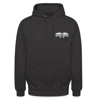 Unisex Hoodie "Klimatechniker" (beidseitig bedruckt) - Anthrazit