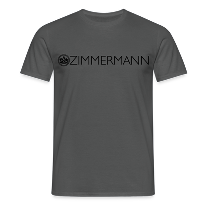 Unisex T-Shirt "Zimmermann" Anthrazit Männer T-Shirt