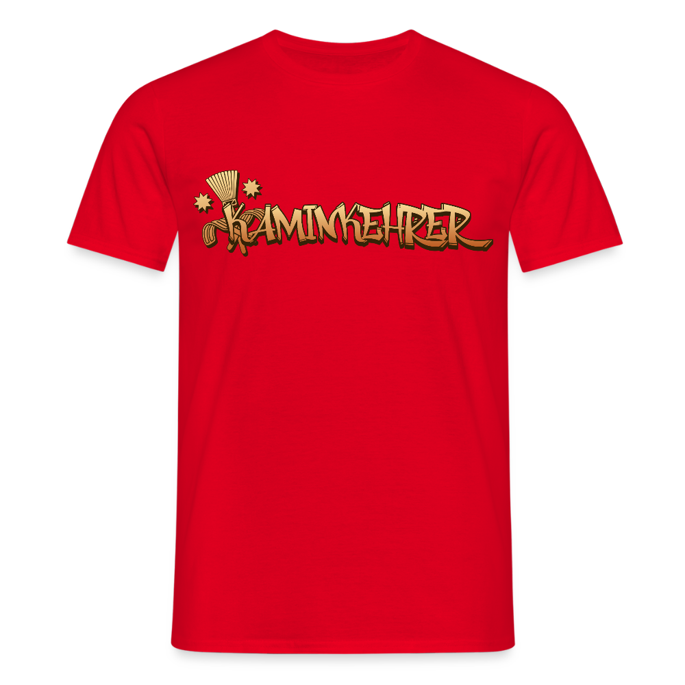 Unisex T-Shirt "Kaminkehrer" Rot Männer T-Shirt