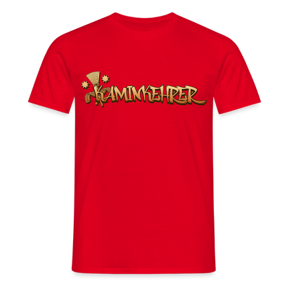 Unisex T-Shirt "Kaminkehrer" Rot Männer T-Shirt