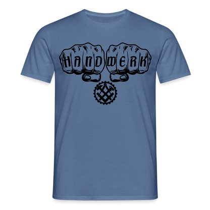 Unisex T-Shirt "Mechaniker" Taubenblau Männer T-Shirt