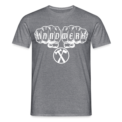 Unisex T-Shirt "Installateur" Graphit meliert Männer T-Shirt