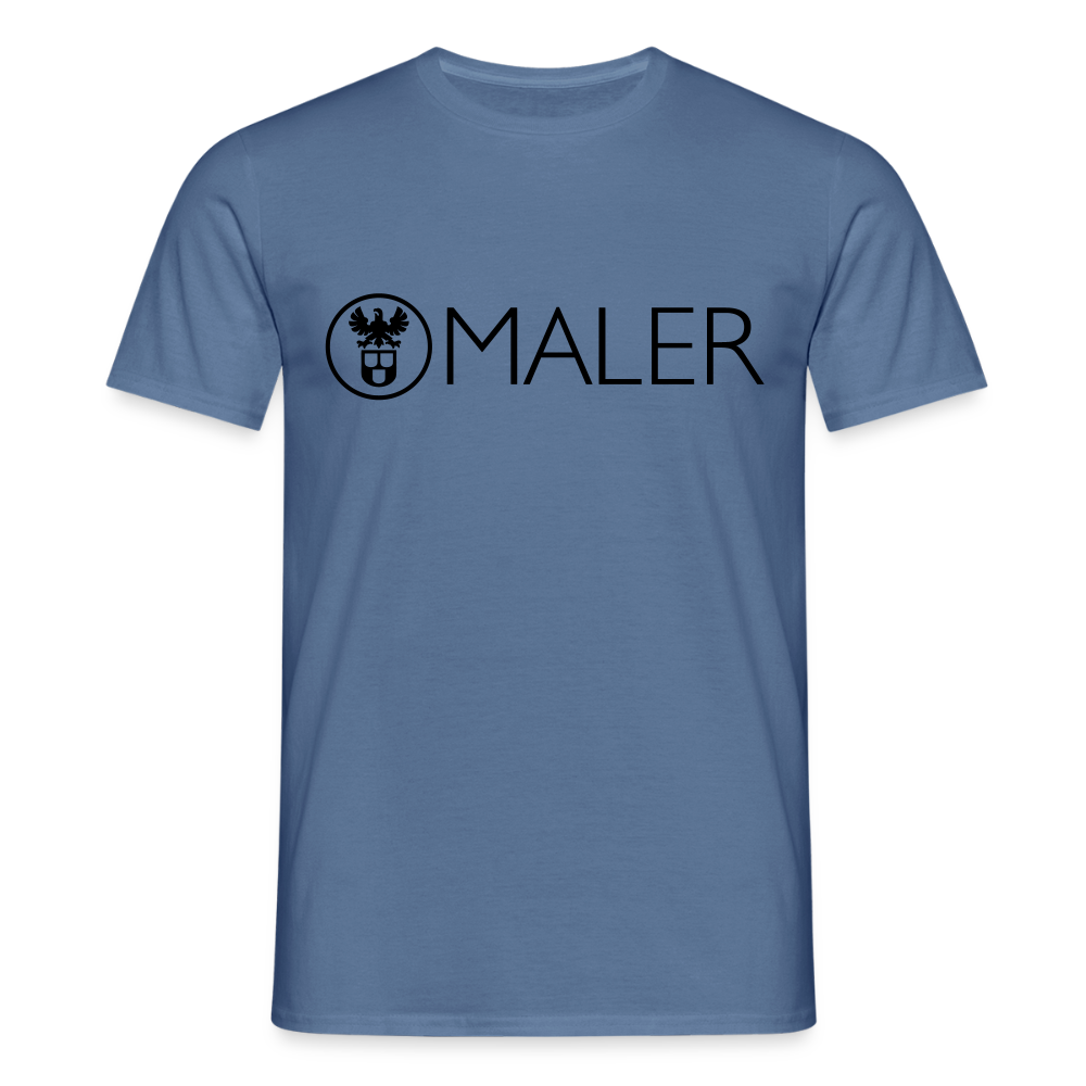 Unisex T-Shirt "Maler" Taubenblau Männer T-Shirt