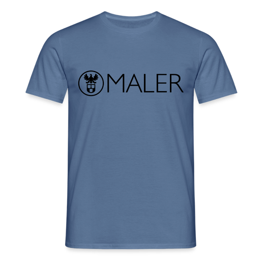 Unisex T-Shirt "Maler" Taubenblau Männer T-Shirt