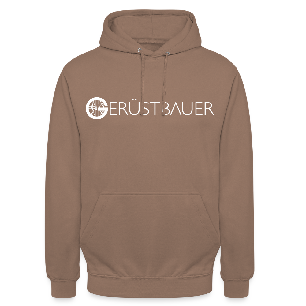 Unisex Hoodie "Gerüstbauer" - Mokka