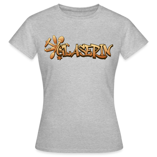 Frauen T-Shirt "Glaserin" Grau meliert Frauen T-Shirt