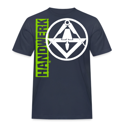Unisex Workwear T-Shirt "Stuckateur" Navy Männer Workwear T-Shirt