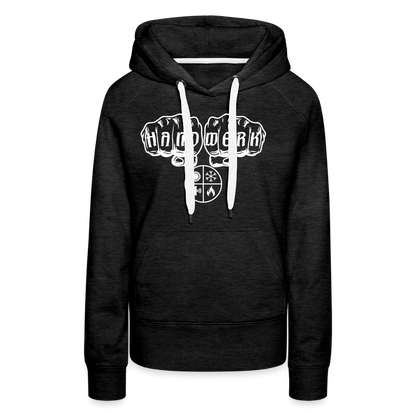 Frauen Premium Hoodie "Isolierer" Anthrazit Frauen Premium Hoodie