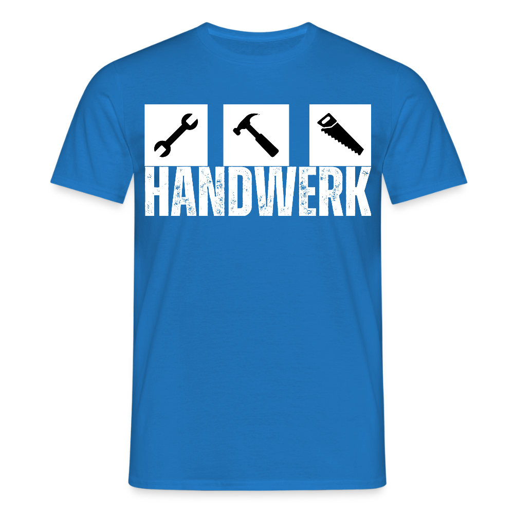 Unisex T-Shirt "Werkzeug" Royalblau Männer T-Shirt