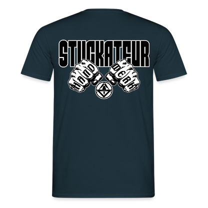 Unisex T-Shirt "Stuckateur" Navy Männer T-Shirt