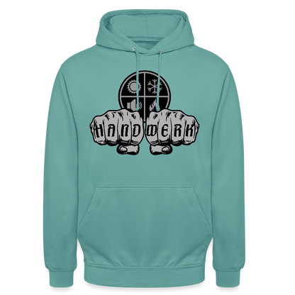 Unisex Hoodie"Isolierer" Pastelltürkis Unisex Hoodie