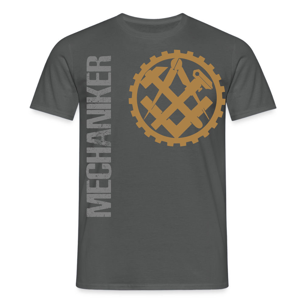 Unisex T-Shirt "Mechaniker" Anthrazit Männer T-Shirt