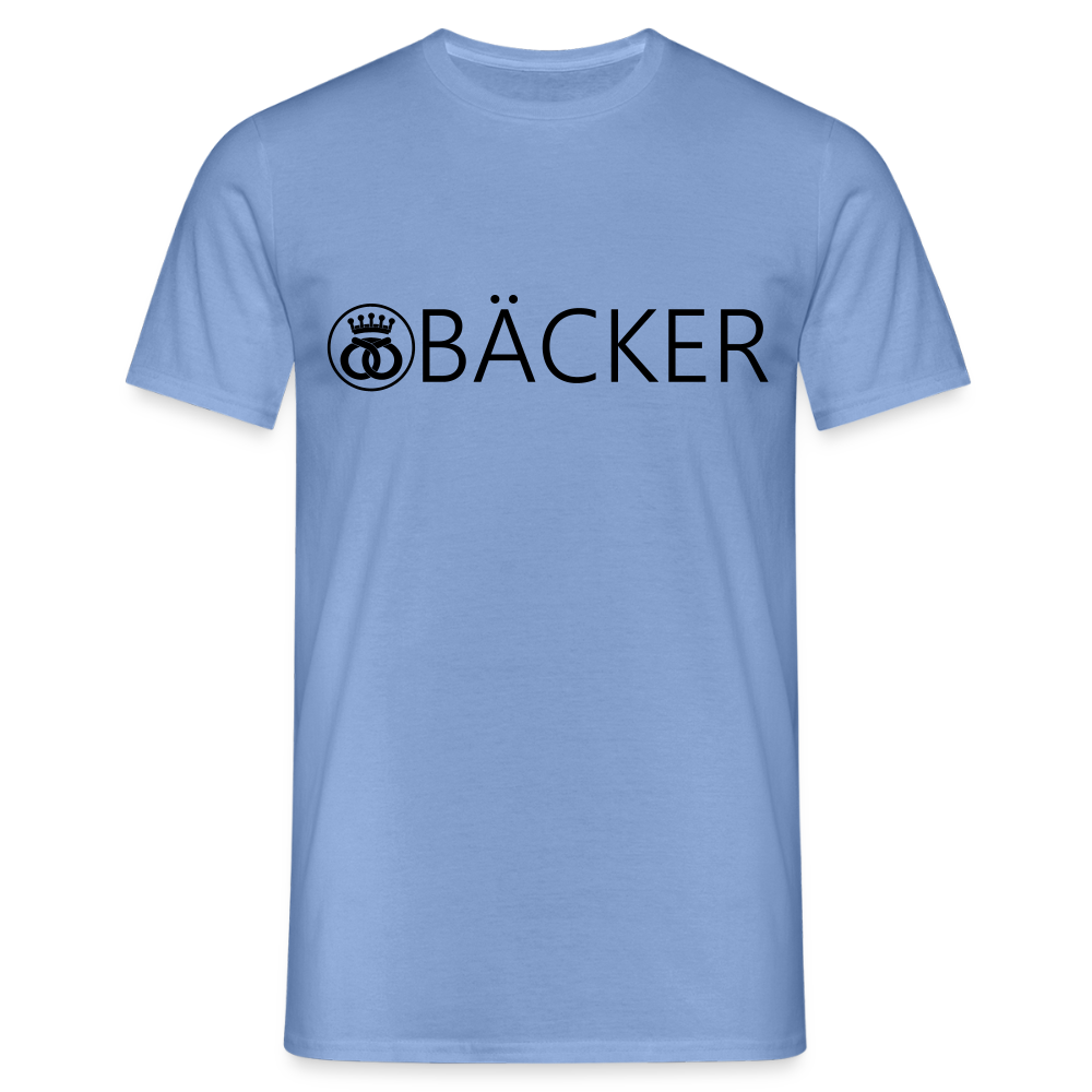 Unisex T-Shirt "Bäcker" carolina blue Männer T-Shirt