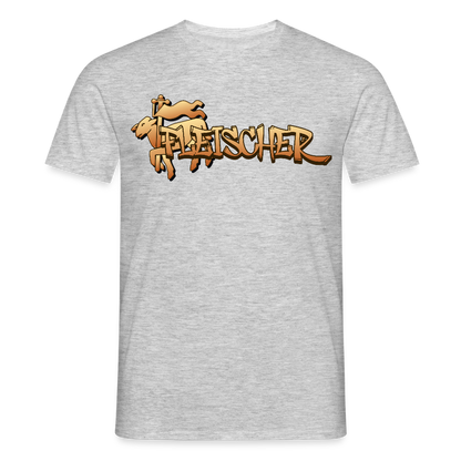 Unisex T-Shirt "Fleischer" Grau meliert Männer T-Shirt