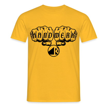 Unisex T-Shirt "Raumausstatter" Gelb Männer T-Shirt