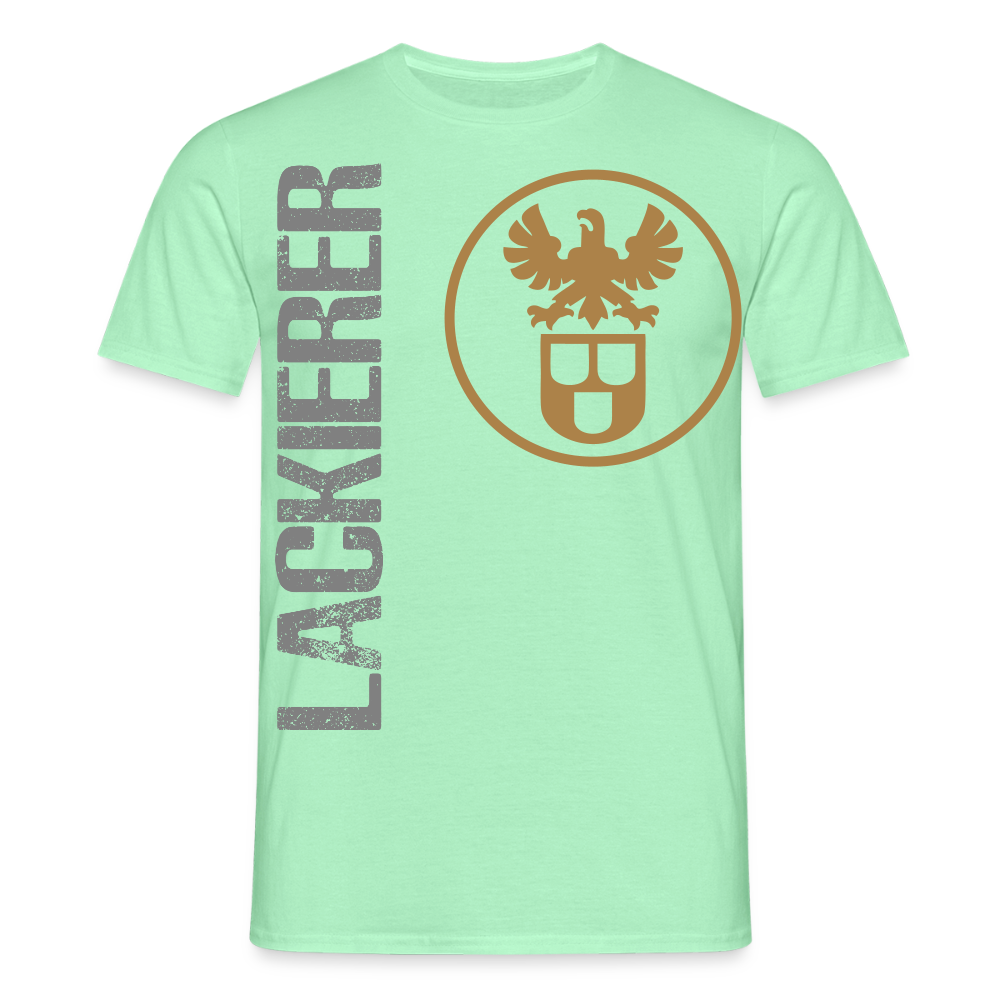 Unisex T-Shirt "Lackierer" Mintgrün Männer T-Shirt