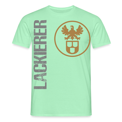 Unisex T-Shirt "Lackierer" Mintgrün Männer T-Shirt