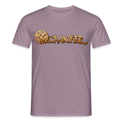 Unisex T-Shirt "Mechaniker" Lilagrau Männer T-Shirt