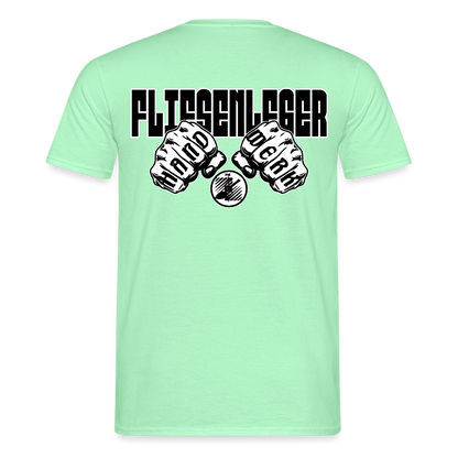Unisex T-Shirt "Fliesenleger" Mintgrün Männer T-Shirt