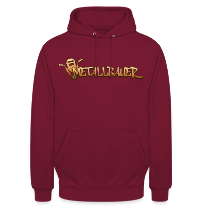 Unisex Hoodie"Metallbauer" Bordeaux Unisex Hoodie