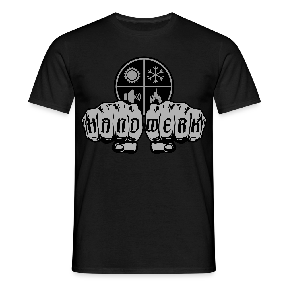 Unisex T-Shirt "Isolierer" Schwarz Männer T-Shirt