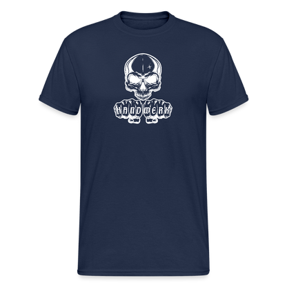 Unisex Heavy T-Shirt "Skull" Navy Männer Gildan Heavy T-Shirt