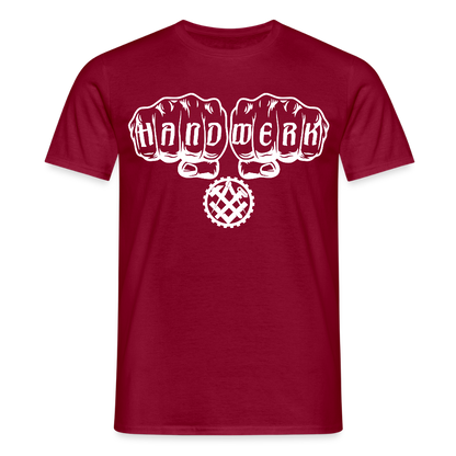 Unisex T-Shirt "Mechaniker" Ziegelrot Männer T-Shirt