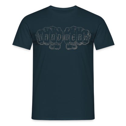 Unisex T-Shirt "Handwerk" Navy Männer T-Shirt