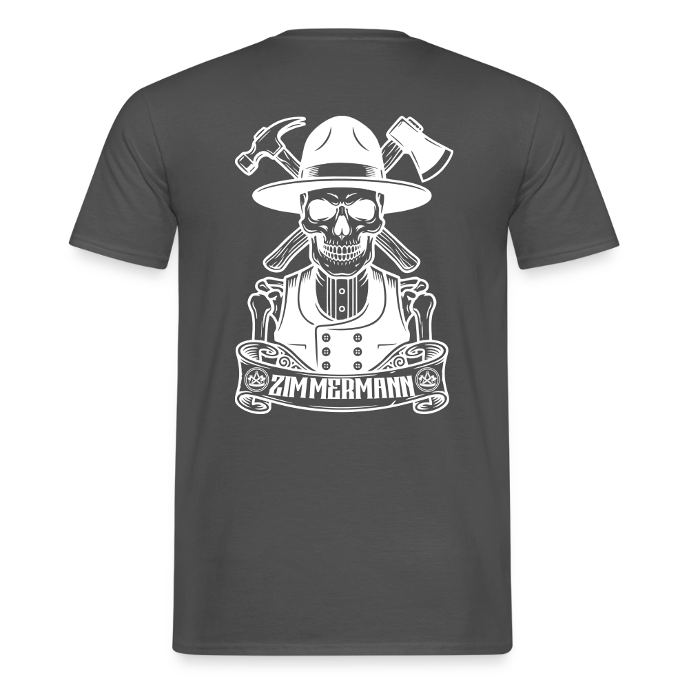 Unisex Handwerker T-Shirt von Spreadconnect mit Skull & Zunft Druck, beidseitig bedruckt, aus weichem Baumwollstoff.