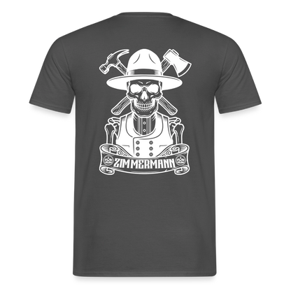 Unisex Handwerker T-Shirt von Spreadconnect mit Skull & Zunft Druck, beidseitig bedruckt, aus weichem Baumwollstoff.