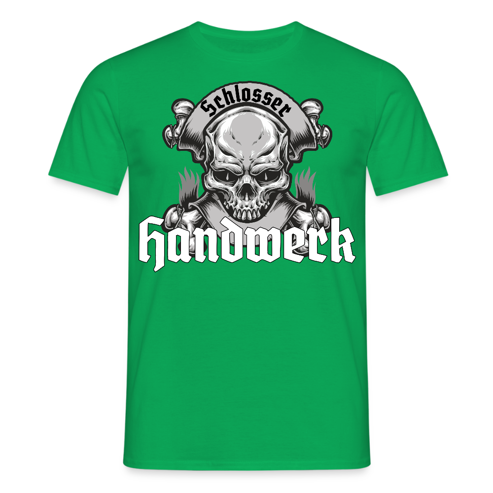 Unisex T-Shirt "Skull-Schlosser" Kelly Green Männer T-Shirt