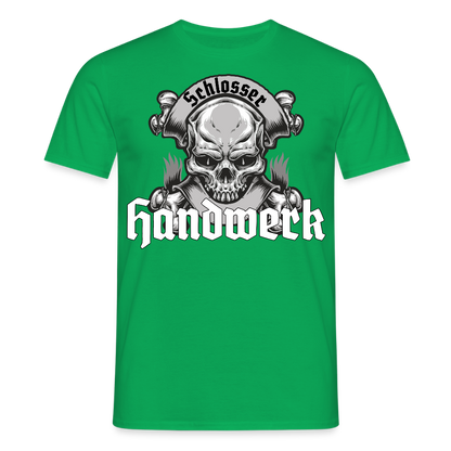 Unisex T-Shirt "Skull-Schlosser" Kelly Green Männer T-Shirt
