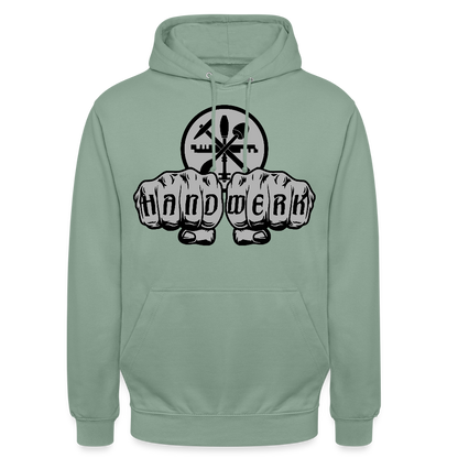Unisex Hoodie "Glaser" Graugrün Unisex Hoodie