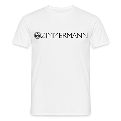 Unisex T-Shirt "Zimmermann" Weiß Männer T-Shirt