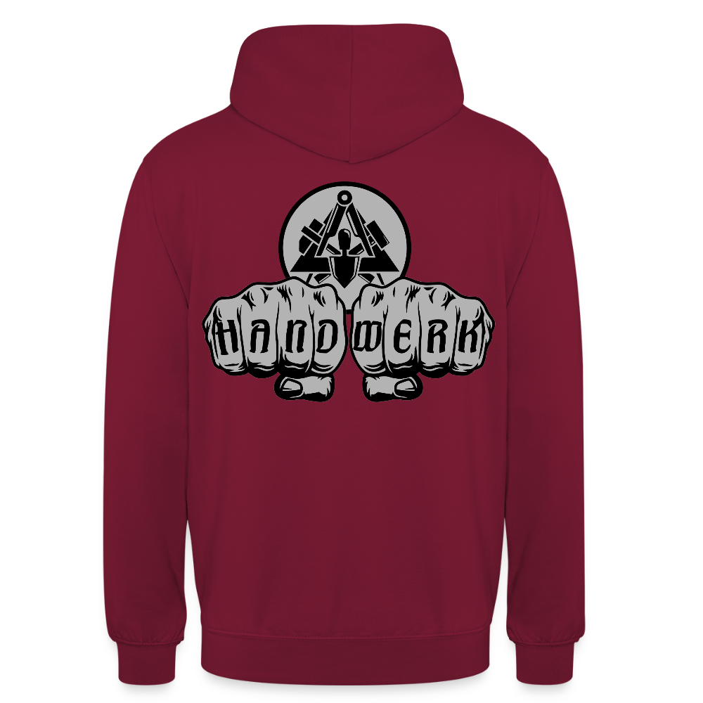 Unisex Hoodie "Maurer" beidseitig bedruckt Unisex Hoodie