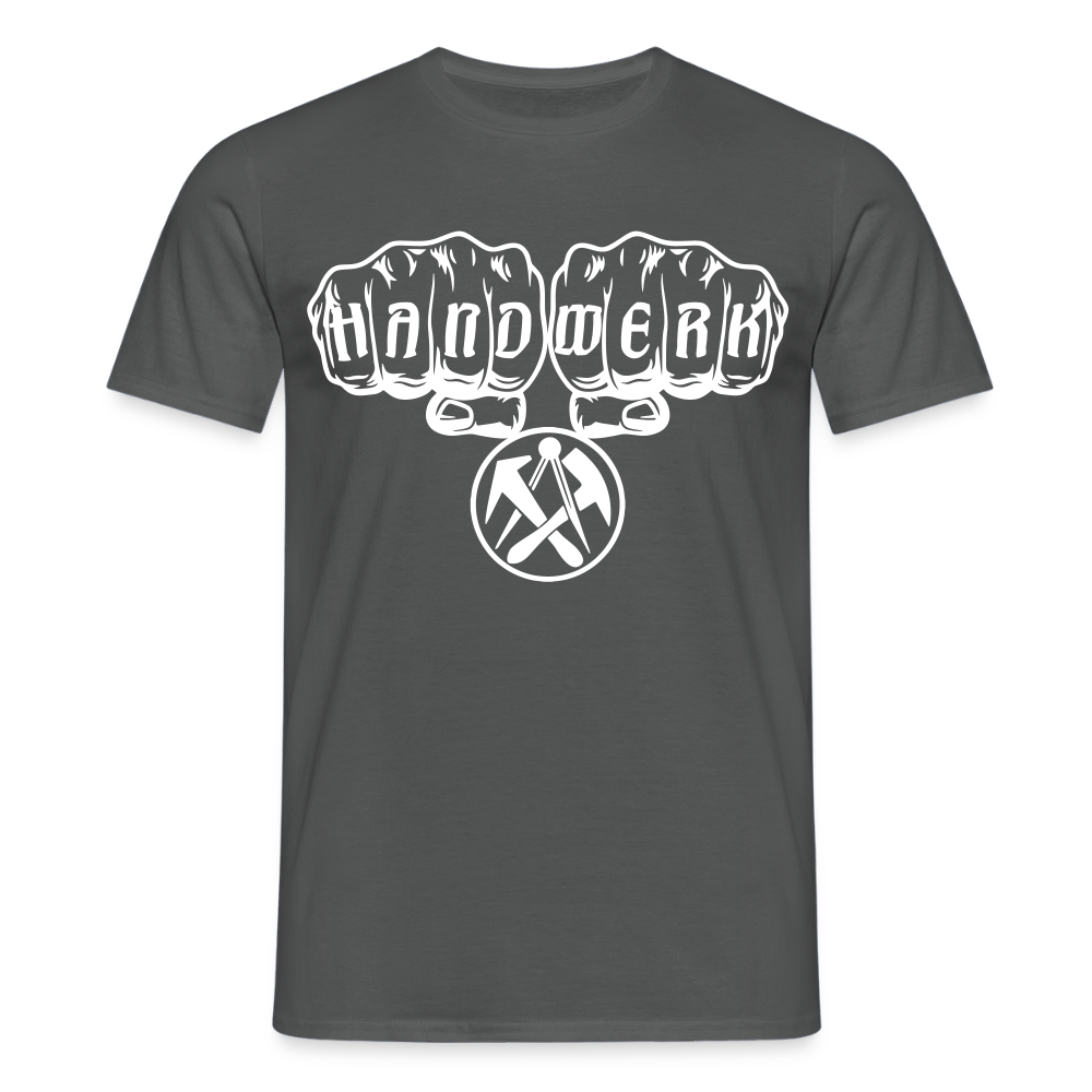 Unisex T-Shirt "Dachdecker" Anthrazit Männer T-Shirt