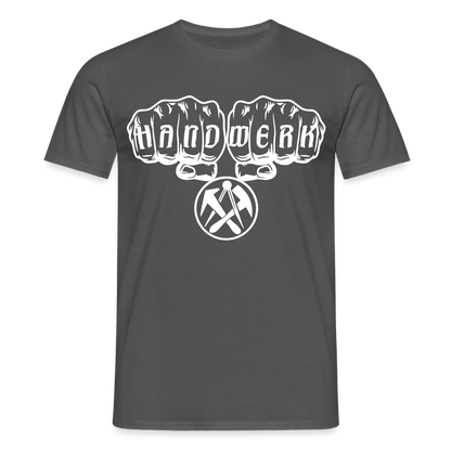Unisex T-Shirt "Dachdecker" Anthrazit Männer T-Shirt