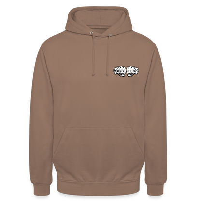 Unisex Hoodie "Heizungsbauer" (beidseitig bedruckt) - Mokka