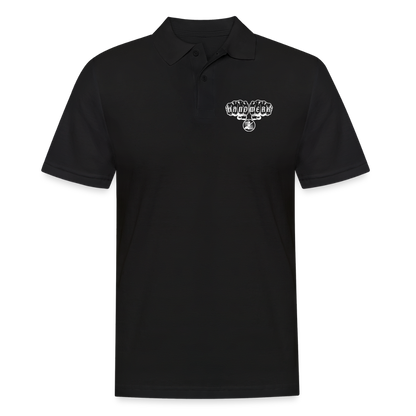 Männer Poloshirt "Fliesenleger" Schwarz Männer Poloshirt